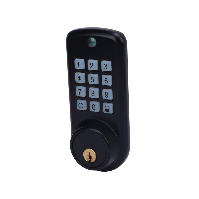 GoolRC Smart Lock Elektronisches Türschloss in Schwarz mit Passwort und mechanischem Schlüssel für schlüssellosen Zugang - Bild 3