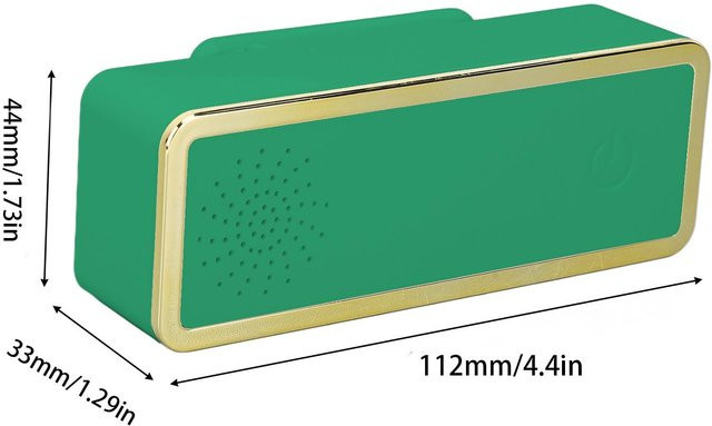 ZuiyouSports Wiederaufladbarer und tragbarer Ionisator mit LED zur Geruchsentfernung und Feuchtigkeitsschutz für Kleiderschrank und Schuhschrank in Blau oder Grün - Bild 1