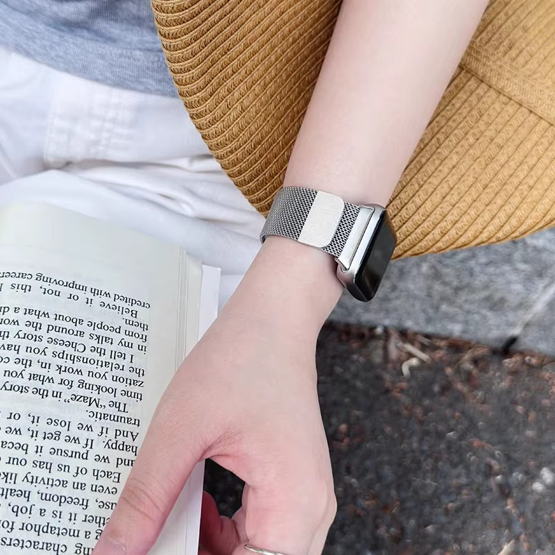 Xiaomi Uhrenarmband Edelstahl, Magnetische Schleife, Redmi Uhr 4 5, Mi Band 8 Pro 9 Pro - Bild 2