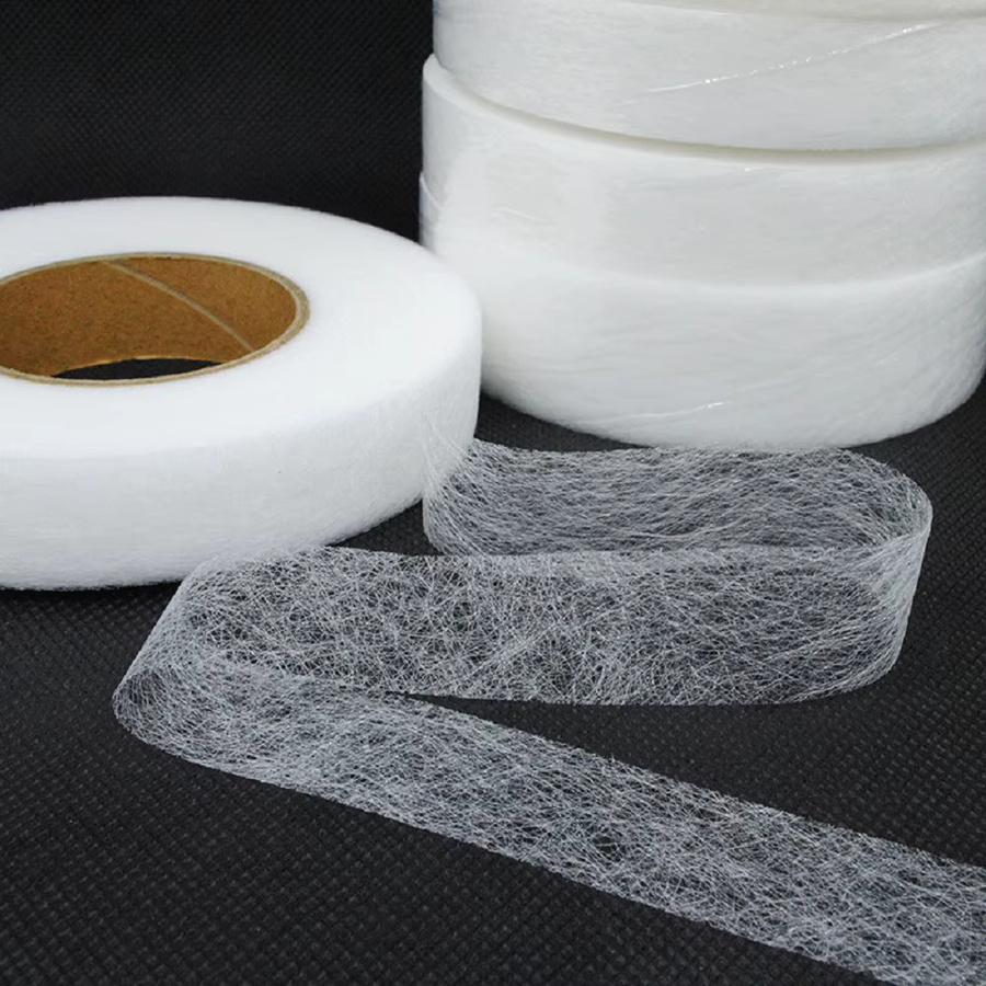 Aleekit Saumband zum Aufbügeln, 25 m, doppelseitiges Vlies-Einlage-Saumband, selbstklebend für DIY-Nähen, Stoff und Kleidung, Schwarz oder Weiß - Bild 5