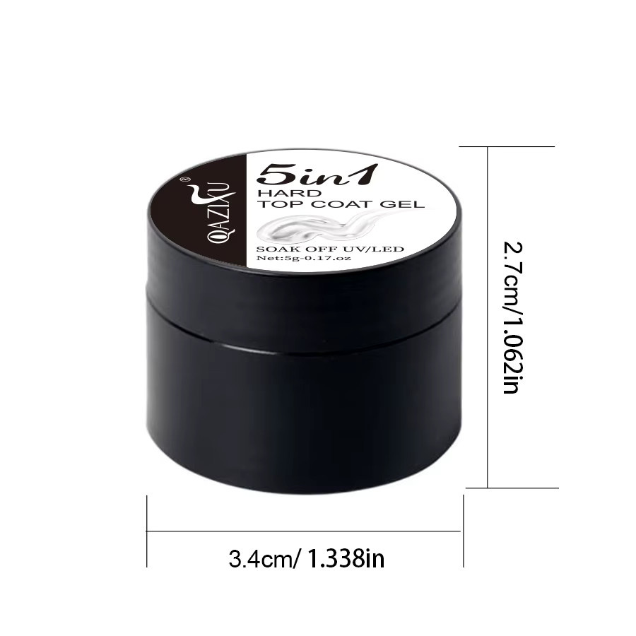 QAZIXU Nagellack-Gel, transparent, glänzend - Bild 5