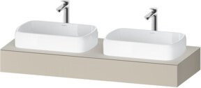 Duravit Konsole Qatego in Weiß, B/T/H: 140 x 55 x 17 cm - Bild 1