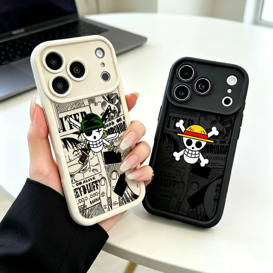 Handyhülle im One Piece Anime Design für Apple iPhone 15 14 13 12 11 Pro Max Plus XR XS Mini, Multicolor - Bild 3