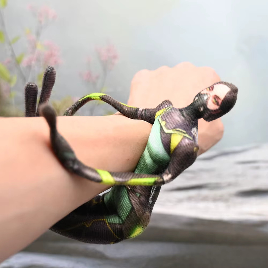 BOOCRE VALORANT Jett Viper Sage Cosplay Schlüsselanhänger, Plüsch-Baumwollpuppe, Bunt / Mehrfarbig - Bild 2