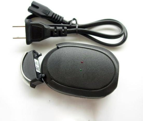 Tragbares Akkuladegerät mit Kabel für Qiute Comfort 3 QC3 US Plug in Schwarz von Sable - Bild 1