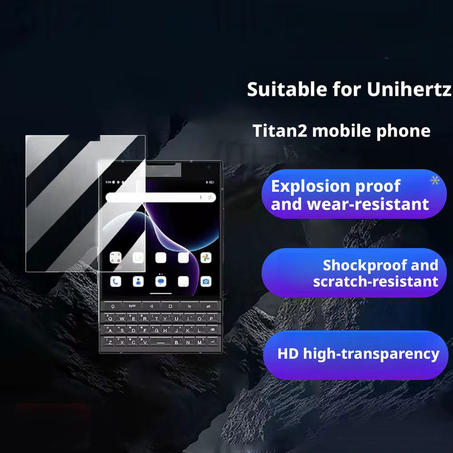Unihertz Titan2 HD Hydrogel Schutzfolien Set für Hauptbildschirm, Sekundärbildschirm, Frontbildschirm und Tastatur in Transparent, 2 Sets - Bild 5