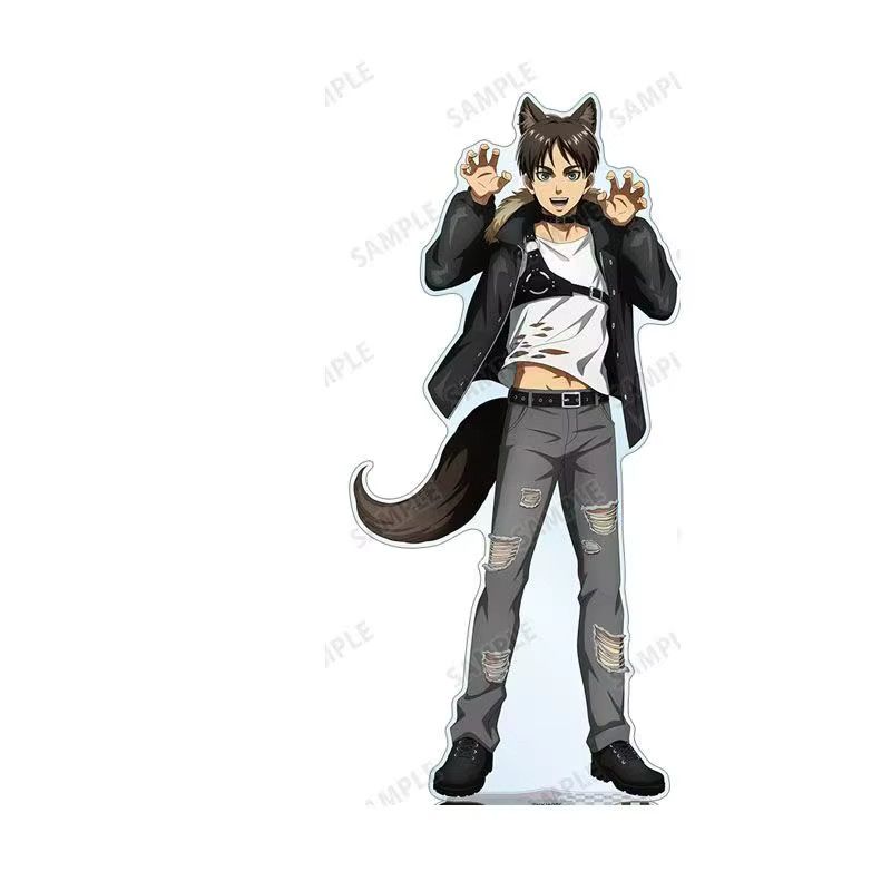 Acrylstandplatte Attacking Giants Wolf Man Ver. als Mini Figur für Eren, Levi und Erwin, Multicolor, Höhe: 10 cm - Bild 2