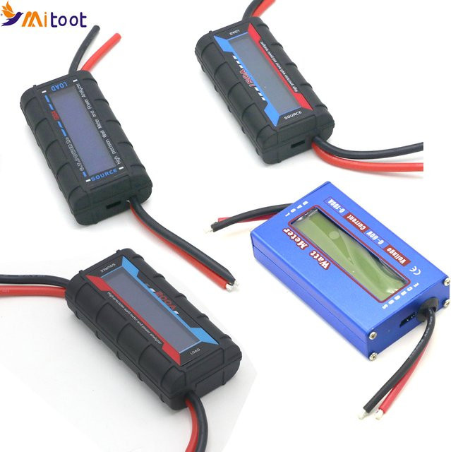 U-Angel-1988 Hochpräzises Wattmeter und Leistungsanalysator mit LCD-Hintergrundbeleuchtung in Schwarz für RC Drones - Bild 1