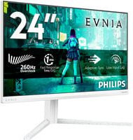 Philips Evnia 24M2N3201P Gaming-Monitor, 23,8 Zoll Full-HD IPS Display, Weiß, HDMI und DisplayPort - Bild 1