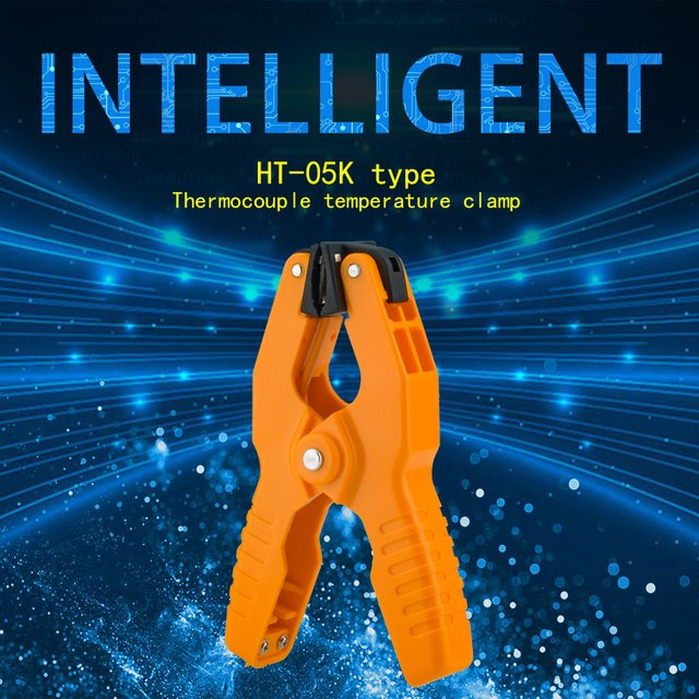 Aideepen HT-05 Typ K Thermoelement Temperatur Test Klemme Clip in Orange (-40 bis 200 ℃) - Bild 1