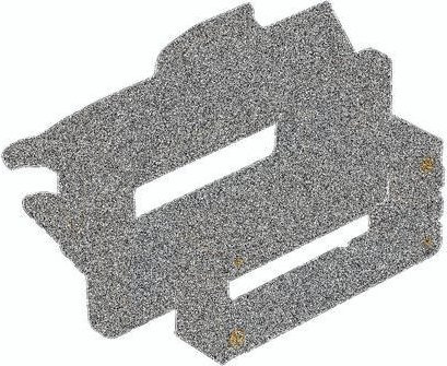 HARTING Anbaugehäuse 09 37 016 0397 in Grau aus Aluminium - Bild 1