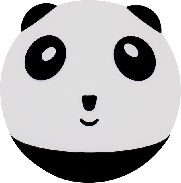 LA VAGUE Nachtlicht HAPPY PANDA LED Tischleuchte aus Silikon in Weiß und Multicolour - Bild 1