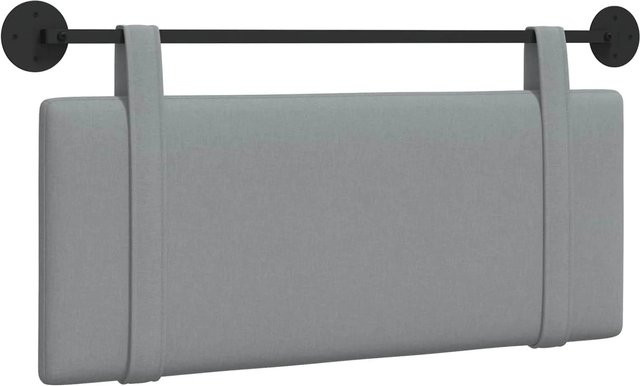 vidaXL Wandhängendes Stoffelement Hellgrau B: 110 cm, H: 55 cm, T: 5 cm - Bild 1