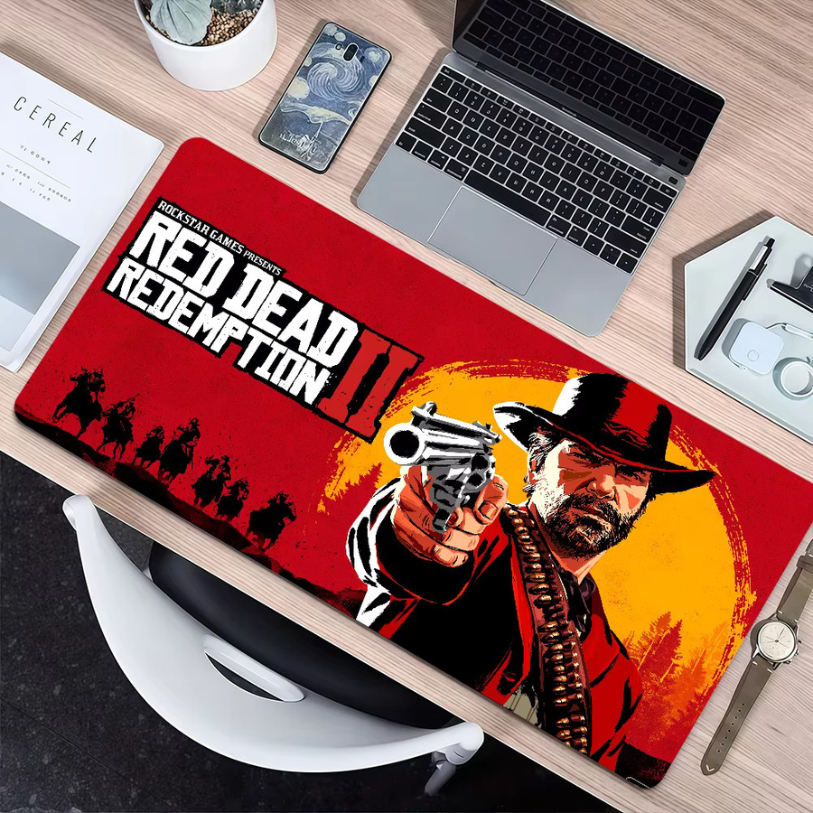 Lockedge Red Dead Redemption 2 Gaming Mauspad rutschfest und verdickt für Büro und Studium - Bild 2
