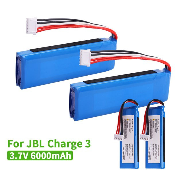 Original JBL Charge 3 Ersatzakku mit 6000 mAh und 3,7 V in Blau - Bild 1