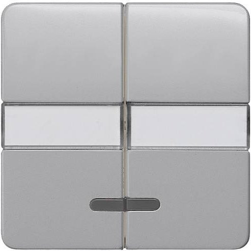 Siemens 2fach Schalterprogramm in Silber 5TG7937 - Bild 1
