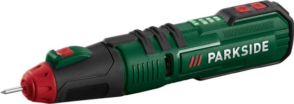 Parkside 4V Akku-Heißklebepistole PHPA 4 in Grün mit 7mm Klebestab-Durchmesser