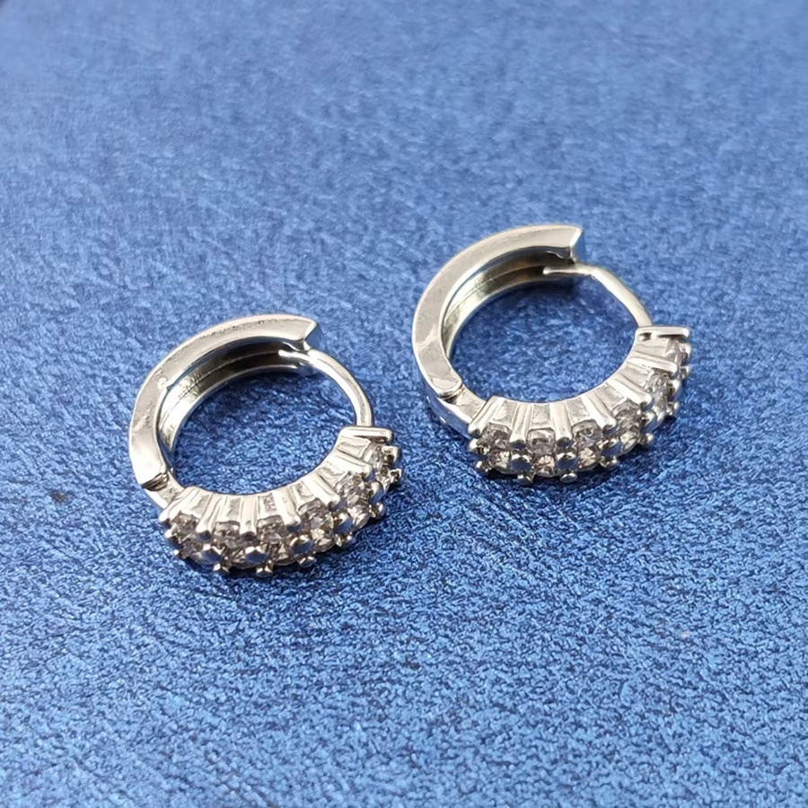 DOTEFFIL Ohrringe, 925 Sterlingsilber, Kristall, Damen - Bild 2