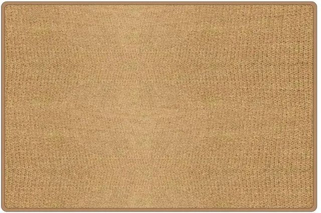 Katzenkratzmatte aus Sisal-Imitat in Beige, verschleißfeste Haustiermatte für Katzen, B/T: 40 x 60 cm - Bild 1