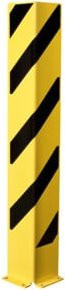 BLACK BULL Anfahrschutz Winkel aus Stahl in Schwarz/Gelb zum Aufdübeln B: 120 cm, H: 16 cm, T: 0,6 cm - Bild 1