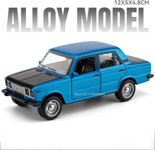 Linyi toy car Lada Oldtimer Modell, 1:36, Spielzeug Fahrzeug, ab 14 Jahren - Bild 1