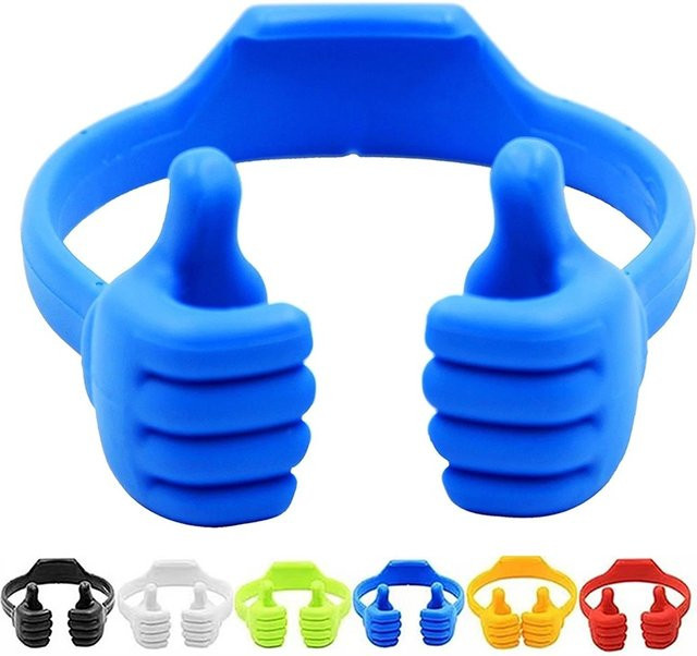 AILEHKUO Tablet Lazy Stand Desktop-Smartphone-Halterung in Pink, universeller tragbarer Handyhalter für iPhone, iPad, Huawei, Realme und OPPO - Bild 1