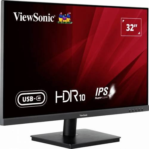 Viewsonic VA3208-4K-HD LED-Monitor 32 Zoll 4K UHD Schwarz mit HDMI und DisplayPort - Bild 1