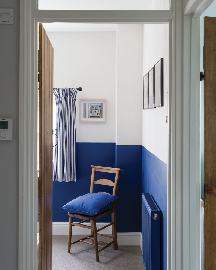 Farrow & Ball Modern Emulsion Wandfarbe Drawing Room Blue 253, Blau, 2,5 l - Bild 1
