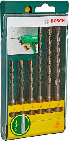Bosch Promoline SDS-plus Hammerbohrer-Set mit Hartmetallspitze, 6-teilig, grau - Bild 2