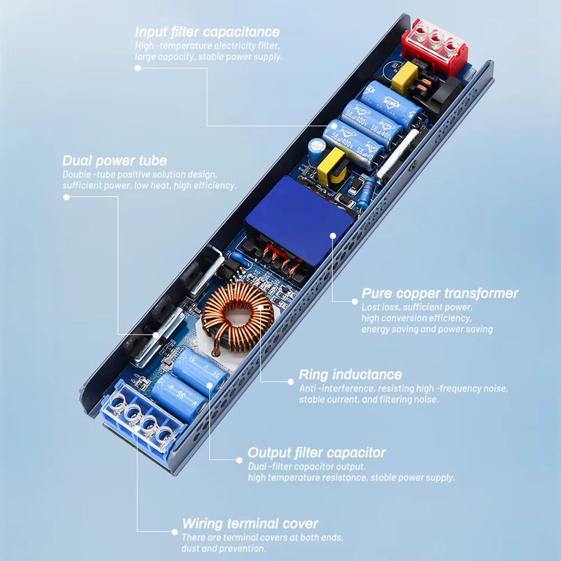 Cooleeon LED Netzteil AC/DC Transformator Konverter für LED Streifen Indoor 60W - Bild 2