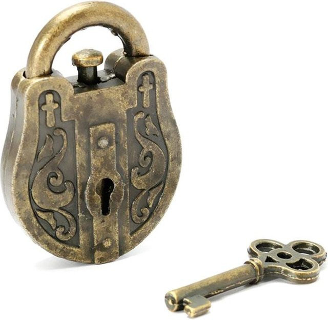 Yiran bag Schloss und Schlüssel Vintage Metall Puzzle - Bild 1