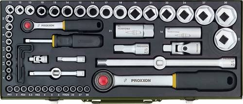 Proxxon Industrial Steckschlüsselsatz 56-teilig aus Chrome Vanadium in Silber - Bild 1