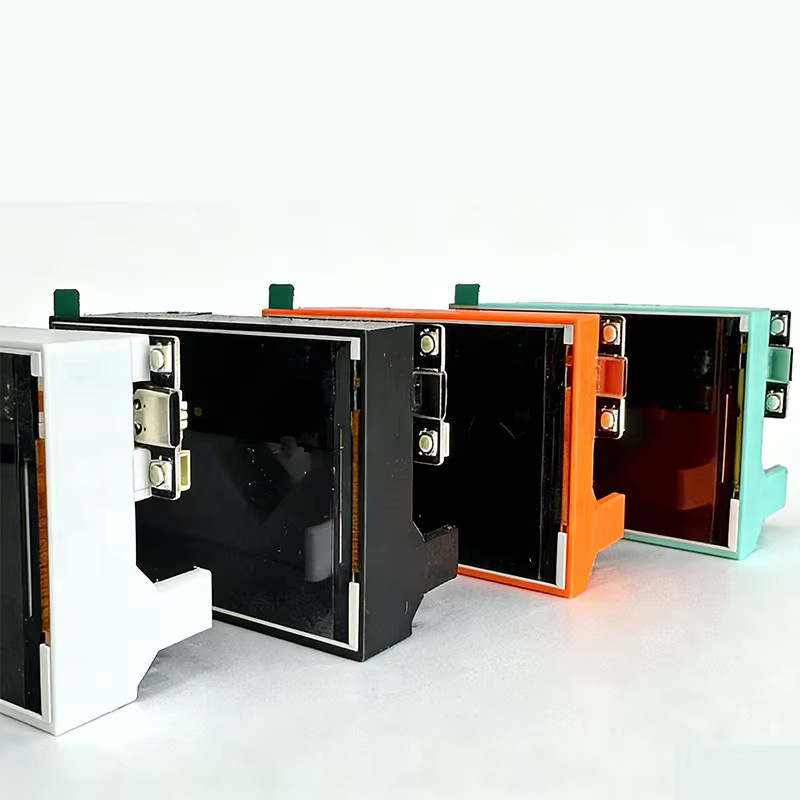 NerdOCTAXE 3,5-Zoll-IPS-Display mit Schutzhülle für BitNerd++ NerdQaxe Bitcoin-Mining-Maschine in Orange und Multicolour - Bild 2