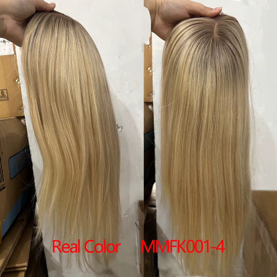 HAIRCUBE Haarteil Remy Echthaar, Braun zu Blond Ombré, 16 Zoll, Damen - Bild 2