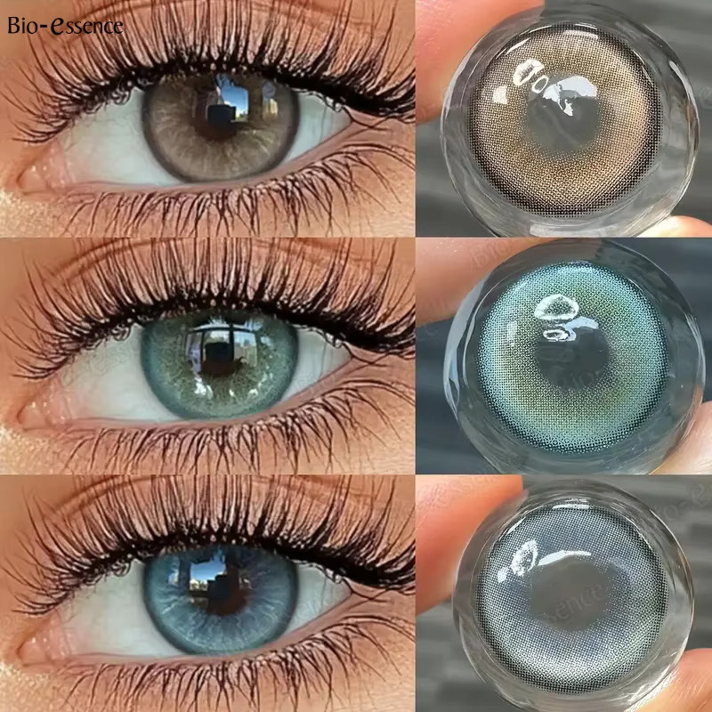 Bio-essence Kontaktlinsen, grün, Augen - Bild 2