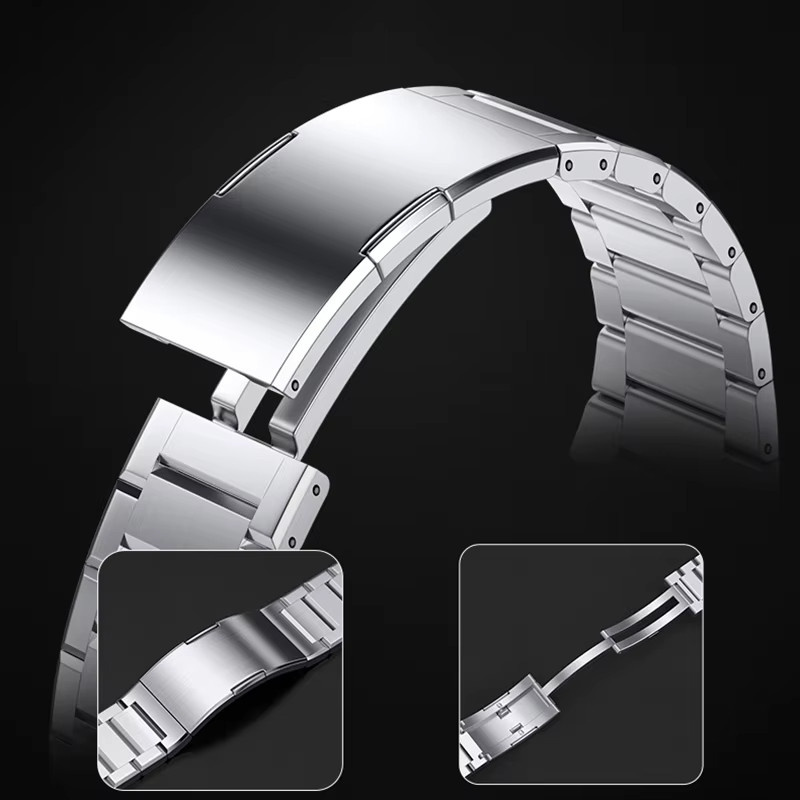 Jansin Uhrenarmband Titan, Silber, 22 mm, Unisex - Bild 2