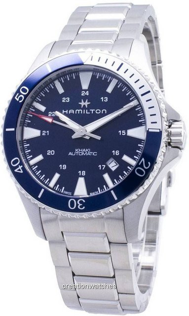 Hamilton Armbanduhr, Automatik, Edelstahl, Blau, Herren - Bild 1