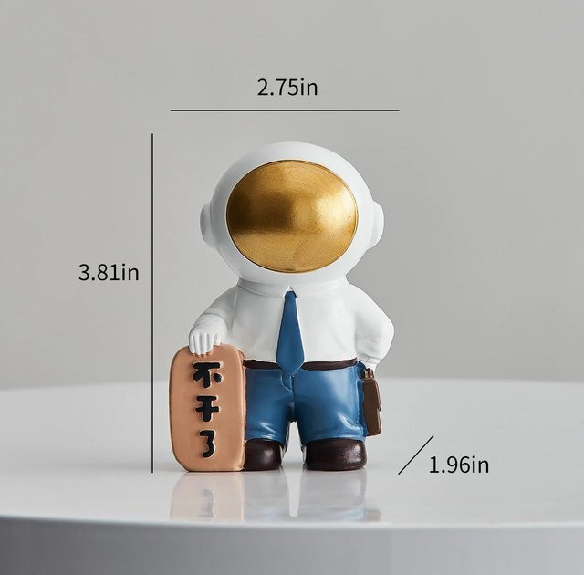 Kreative Astronauten-Dekoration aus Harz für dein Büro und dein Zuhause - Bild 1