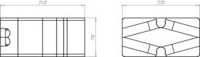 Kaiser System-Geräteträger 160-240 mm universelle Montageplatte 9966.21 - Bild 1