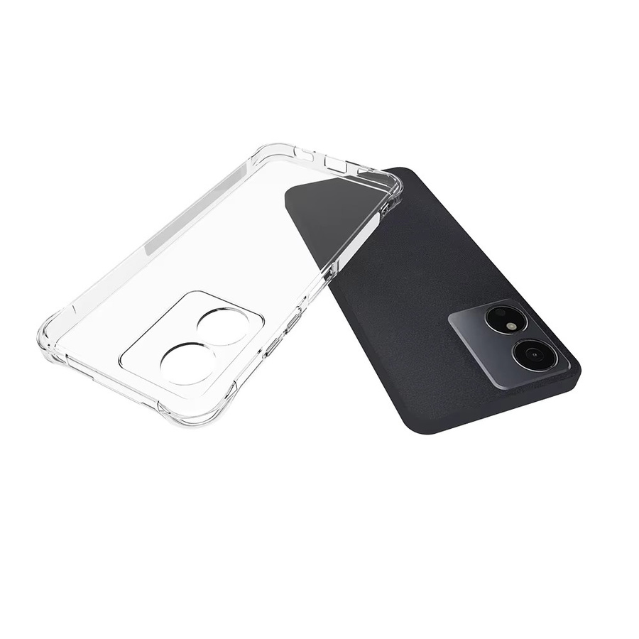 HMD Aura 2 4G Schutzhülle aus transparentem Silikon mit Luftkissen-Technologie und stoßfestem TPU-Design - Bild 3