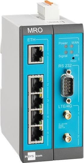INSYS MRO-L200 1.1 LTE Mobile Router in Grau - Bild 1