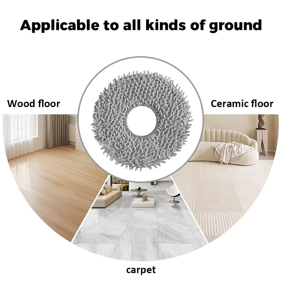 Ersatz-Moppbezüge für Ecovacs Deebot X5 PRO, X5 OMNI, X5 MAX, X5 Pro Ultra und X5 Pro Plus Roboterstaubsauger - Bild 5
