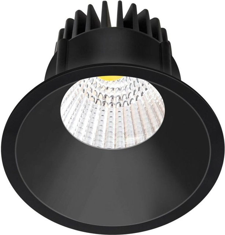 Arcchio Hochvolt Einbaustrahler niria aus Aluminium in Schwarz mit LED und neutralweißem Licht für dein Wohnzimmer und Esszimmer - Bild 1