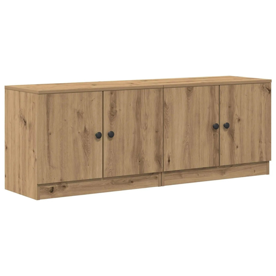 vidaXL 2er-Set Stauraum-Schränke für Hochbetten in Artisan-Eiche, modern und freistehend - Bild 2