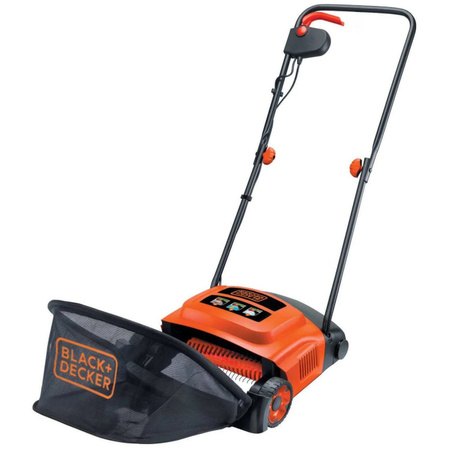 Black & Decker Elektro-Rasenlüfter und Vertikutierer GD300 in Orange und Schwarz
