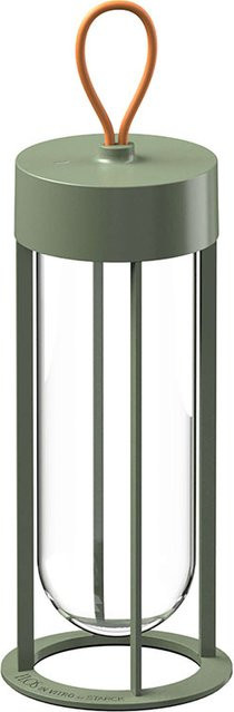 Flos In Vitro Unplugged LED-Akkuleuchte in Hellgrün Transparent mit dimmbarer Warmweiß Lichtquelle (2700K) - Bild 1
