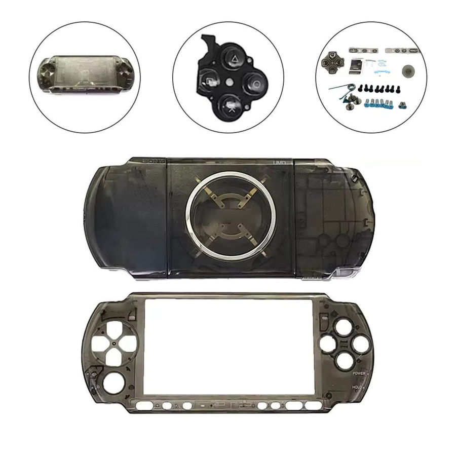 Sony PSP 3000 Reparatur Set Transparentes Gehäuse und Zubehör-Kit für deine Konsole - Bild 2