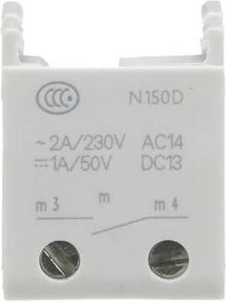 ABB Hilfsschalter 2A 1 Schließer Grau 230V 2CDS200970R0032 - Bild 1