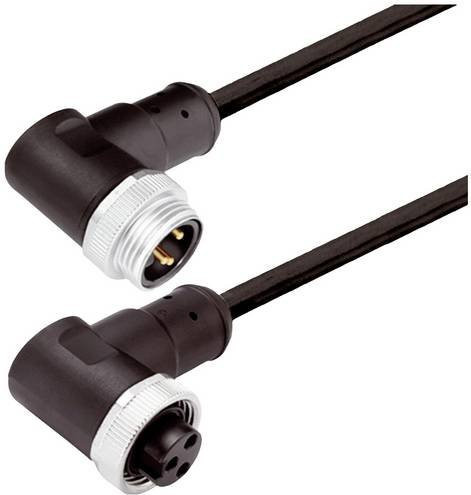 Weidmüller Sensor-Aktor-Anschlussleitung 7/8 Polzahl 4+PE Schwarz Länge: 30 cm - Bild 1