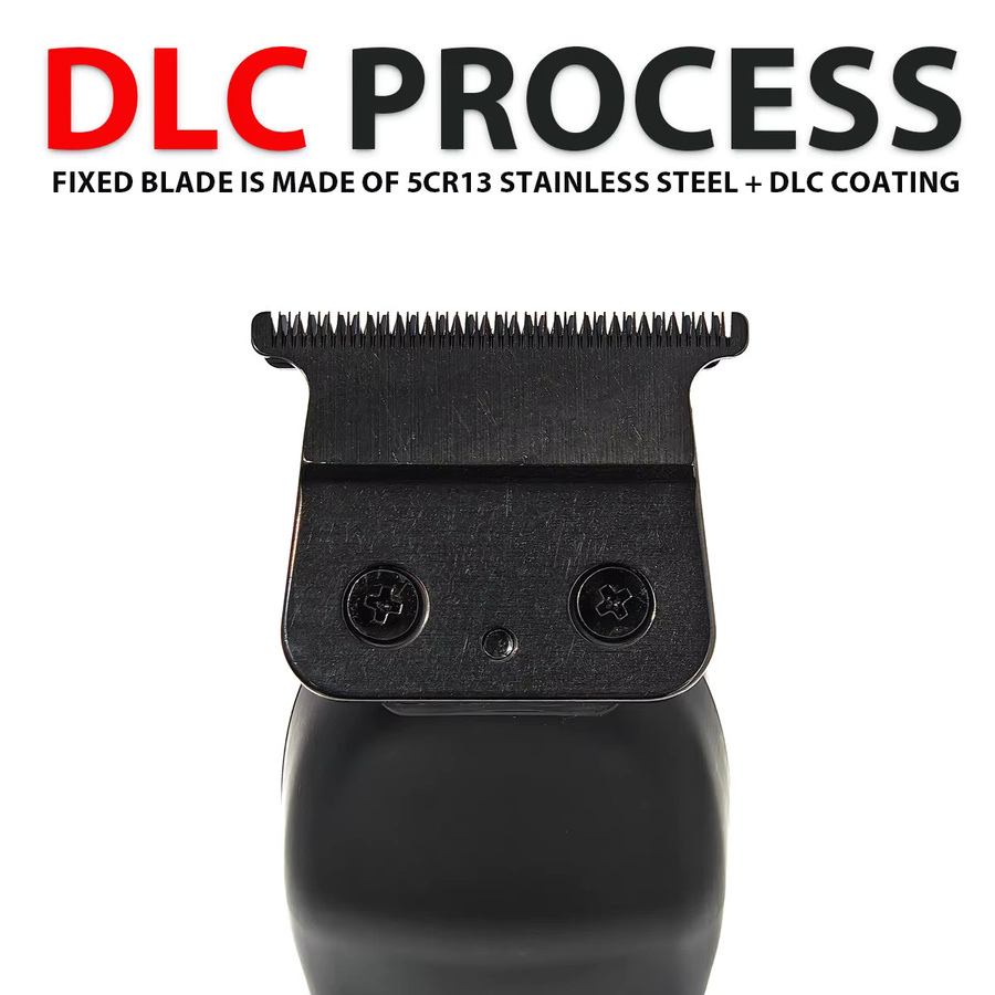 BRDCLIP BRD-106 BL1T 363 Hochmotor-Haarschneider in Schwarz mit DLC-Klinge und Ladestation - Bild 4